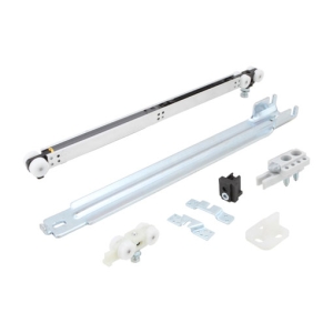 อุปกรณ์บานเลื่อน รุ่นไซเลนท์ 100/AS (พร้อมระบบการปิดแบบนุ่มนวล 1 ด้าน) HAFELE 499.72.082