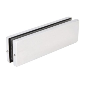 ตัวหนีบกระจกบานเปลือย ตัวหนีบล่างสำหรับบานเปิด 2 ทาง (สีสแตนเลสด้าน) HAFELE 499.81.001