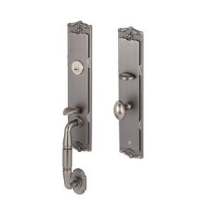 มือจับประตูซิงค์อัลลอยด์ พร้อมระบบมอร์ทิสล็อค (สีนิกเกิ้ลรมดำ) HAFELE 499.94.000