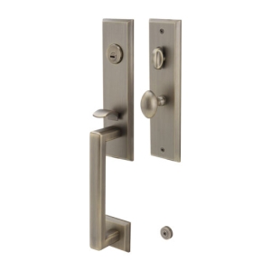 มือจับประตูซิงค์อัลลอยด์ พร้อมระบบมอร์ทิสล็อค (สีนิกเกิ้ลด้าน) HAFELE 499.94.180 (2)