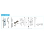 ชุดมือจับก้านโยกประตูสแตนเลสสตีล (มือจับหลอก) HAFELE 499.62.227