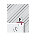 จุดหมุนบน (สีสแตนเลสด้าน) HAFELE 499.81.080