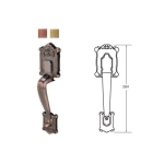  มือจับประตูแบบหลอกซิงค์อัลลอยด์ (สีทองแดงรมดำ) HAFELE 489.94.326