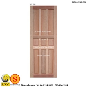 ประตูไม้ SKC 811 (ไม่รวมทำสี)