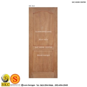 ประตูไม้ SKC 812 (ไม่รวมทำสี)