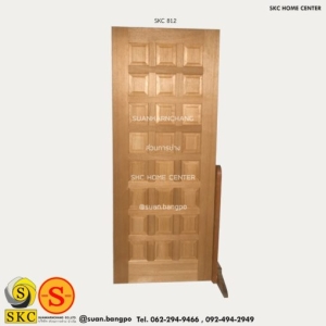 ประตูไม้ SKC 818 (ไม่รวมทำสี)