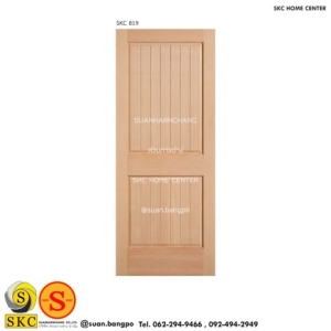 ประตูไม้ SKC 819 (ไม่รวมทำสี)