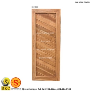 ประตูไม้ SKC 866 (ไม่รวมทำสี)