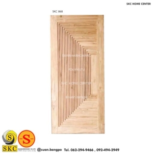 ประตูไม้ SKC 868 (ไม่รวมทำสี)