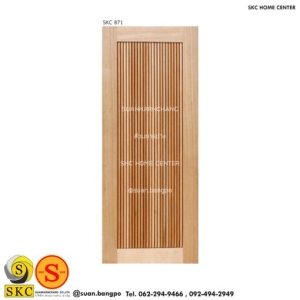 ประตูไม้ SKC 871 (ไม่รวมทำสี)