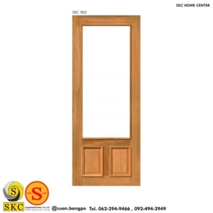ประตูไม้ SKC 902 (ไม่รวมทำสี)