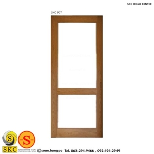 ประตูไม้ SKC 907 (ไม่รวมทำสี)
