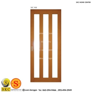 ประตูไม้ SKC 908 (ไม่รวมทำสี)