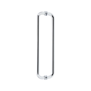 HAFELE 499.68.014 ชุดมือจับประตูกระจก (สีโครมเงา)