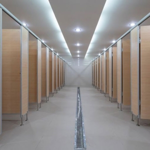 อุปกรณ์ห้องน้ำ S-003 คานบน สีอลูมิเนียม ยาว 6.10 เมตร