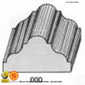 ไม้คิ้ว ไม้บัว ตกแต่ง no. 000 ขนาด 2“