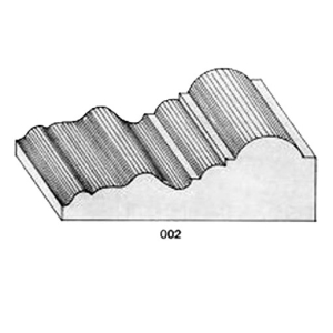ไม้คิ้ว ไม้บัว ตกแต่ง no. 002 (ขนาด 4“)