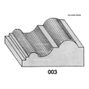 ไม้คิ้ว ไม้บัว ตกแต่ง no.003 (ขนาด 2“)