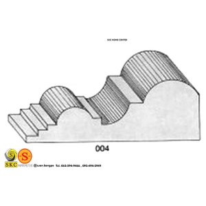 ไม้คิ้ว ไม้บัว ตกแต่ง no. 004 (ขนาด 1 1/2“)