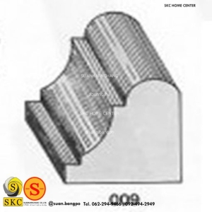 ไม้คิ้ว ไม้บัว ตกแต่ง no. 009 ขนาด 1 1/4“