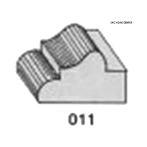 ไม้คิ้ว ไม้บัว ตกแต่ง no. 011 (ขนาด 1“)