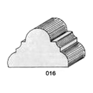  ไม้คิ้ว ไม้บัว ตกแต่ง no. 016 (ขนาด 2“)