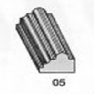ไม้คิ้ว ไม้บัว ตกแต่ง no. 05 ขนาด 5/8“