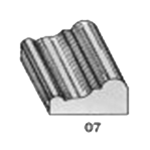 ไม้คิ้ว ไม้บัว ตกแต่ง no. 07 ขนาด 1“