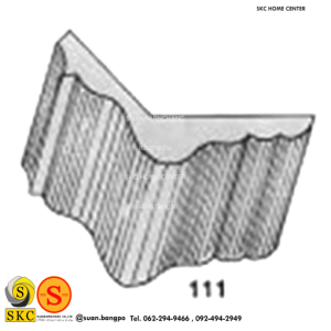 ไม้คิ้ว ไม้บัว ตกแต่ง no. 111 (ขนาด 1 1/2“)