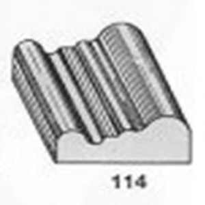 ไม้คิ้ว ไม้บัว ตกแต่ง no.114 ขนาด 1 1/4“