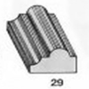  ไม้คิ้ว ไม้บัว ตกแต่ง no.29 ขนาด 3/4“