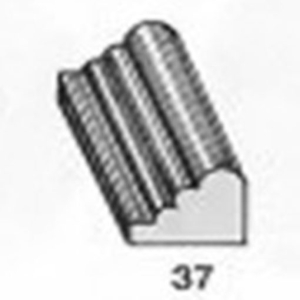ไม้คิ้ว ไม้บัว ตกแต่ง no. 37 ขนาด 5/8“