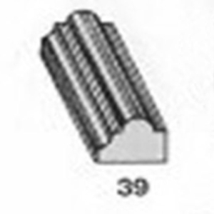 ไม้คิ้ว ไม้บัว ตกแต่ง no.39 ขนาด 1/2“