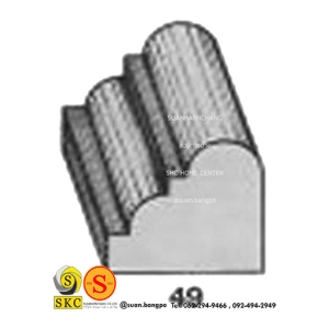 ไม้คิ้ว ไม้บัว ตกแต่ง no. 49 (ขนาด 1“)