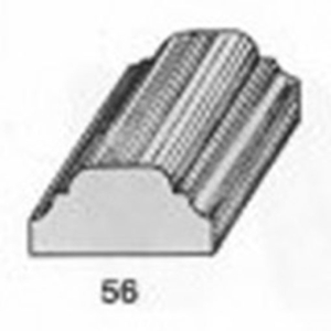 ไม้คิ้ว ไม้บัว ตกแต่ง no. 56 ขนาด 1“