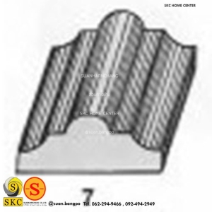 ไม้คิ้ว ไม้บัว ตกแต่ง no. 7 ขนาด 1 1/4“