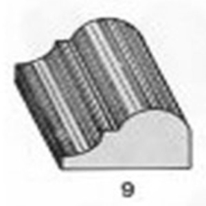 ไม้คิ้ว ไม้บัว ตกแต่ง no. 9 ขนาด 1“