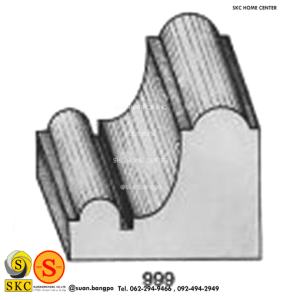  ไม้คิ้ว ไม้บัว ตกแต่ง no. 999 (ขนาด 2“)