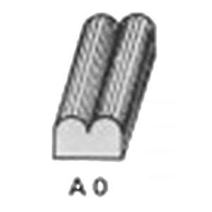 ไม้คิ้ว ไม้บัว ตกแต่ง no. A0 ขนาด 1/2“