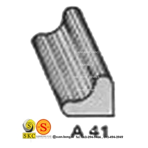 ไม้คิ้ว ไม้บัว ตกแต่ง no. A41 (ขนาด 1/2“)