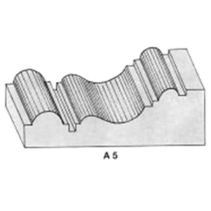 ไม้คิ้ว ไม้บัว ตกแต่ง no. A5 (ขนาด 4“)
