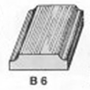 ไม้คิ้ว ไม้บัว ตกแต่ง no. B6 ขนาด 1“
