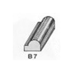 ไม้คิ้ว ไม้บัว ตกแต่ง no.B7 ขนาด 1/2“
