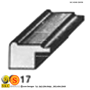 ไม้คิ้ว ไม้บัว ตกแต่ง no. C17 (ขนาด 3/4“)