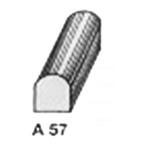 ไม้คิ้ว ไม้บัว ตกแต่ง no. A57 ขนาด 3/8“