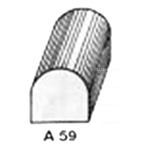 ไม้คิ้ว ไม้บัว ตกแต่ง no. A59 ขนาด 3/4“