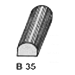 ไม้คิ้ว ไม้บัว ตกแต่ง no. B35 ขนาด 1/2“