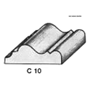 ไม้คิ้ว ไม้บัว ตกแต่ง no. C10 (ขนาด 1“)
