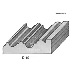 ไม้คิ้ว ไม้บัว ตกแต่ง no. D10 (ขนาด 3“)