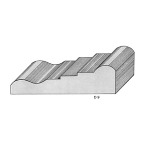 ไม้คิ้ว ไม้บัว ตกแต่ง no. D9 (ขนาด 6“)
